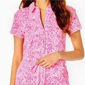 Lilly Pulitzer Jorgie Terry Romper Size M NWOT
